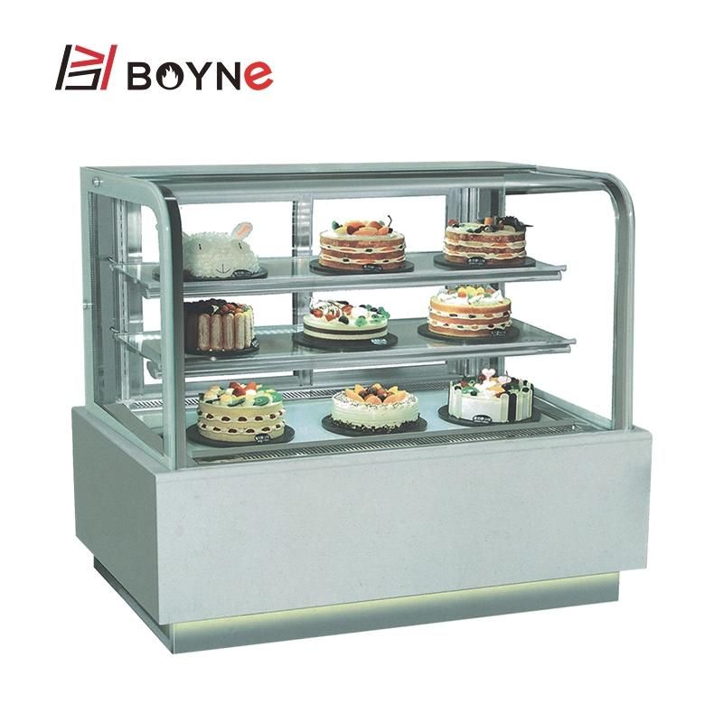 Bakery Pastry Cake Display Showcase Air Cooling Defog