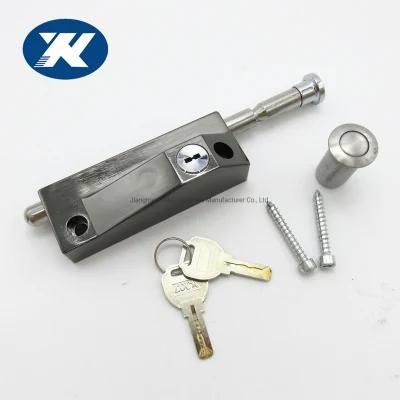 Zinc Alloy Mortise Bottom Pivot Rotate Glass Door Lock