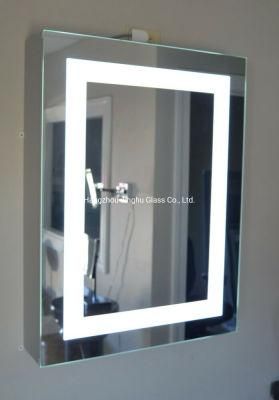 Europe and America Style Luxury Hotle Bathroom Metal Framed Smart LED Mirror Cabinet with Magnify