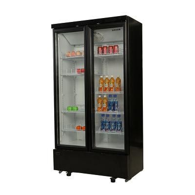 2022 Newtyperefrigeration Equipment Glass Door Vertical Chiller Showcase Upright Freezer