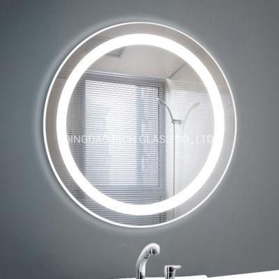 Factory Luxury Smart Mirror Home Hotel Bathroom LED Mirror with Time Display