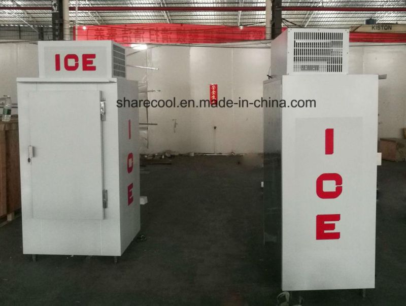 Fan Cooling Ice Storage Cabinet with Single Solid Door