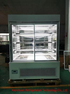 Commercial Display Chiller Glass Door Bakery Display Cabinet Refrigerator Cake Showcase