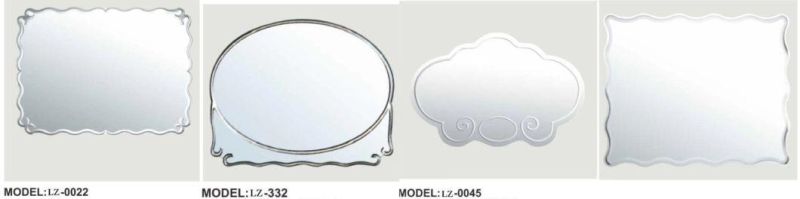 Irregular Home Decoration Mirror Glass Bathroom Art Decoration Mirror (LZ-332)