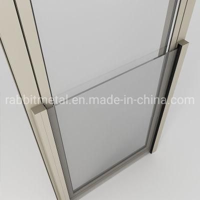 Top Window Aluminium Windows and Doors Sliding Window with Inside Grill