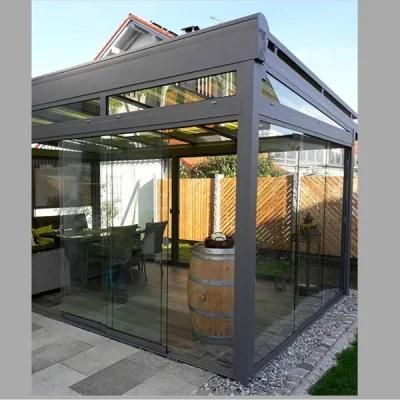 Simple Design Glass House Sunroom Villa Veranda Aluminium Sunshine House Freestanding Aluminium Glass Glass Room