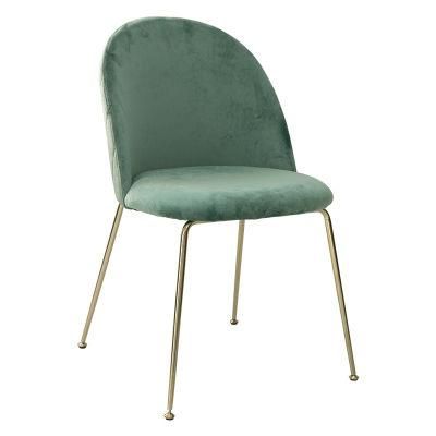 Nordic Indoor Dining Chair Home Furniture Room Restaurant Dining Velvet Modern Dining Chair