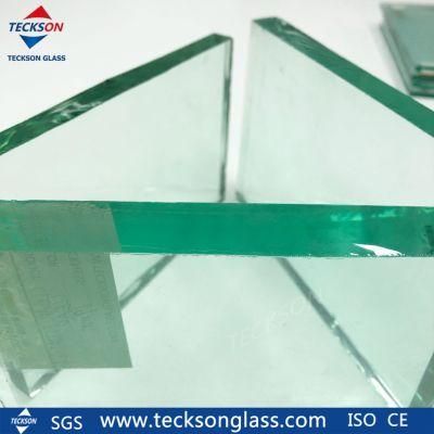 15mm Clear Float Glass with Tempered Quality for Shower