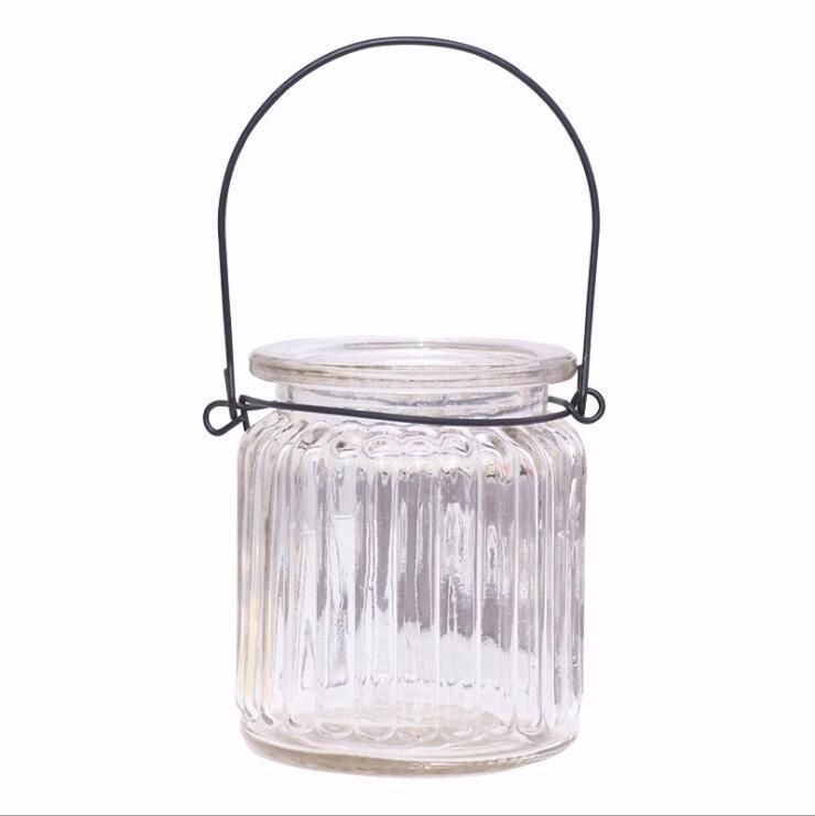 Cheap Clear Hanging Tealight Glass Candle Holder