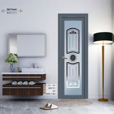Gd Factory Customization Toilet Aluminium Glass Casement Doors