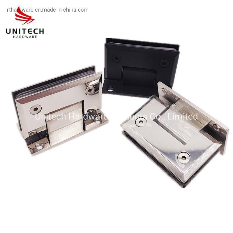 90 Degree Wall to Glass SS304 Glass Cabinet Hinge