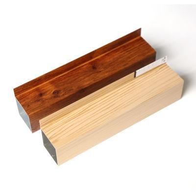 Wooden Grain Factory Wholesale Price Aluminum Profile with High Quality