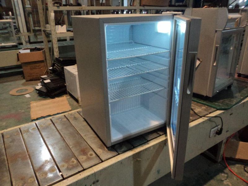 Mini Glass Door Beverage Refrigerator Display Showcase