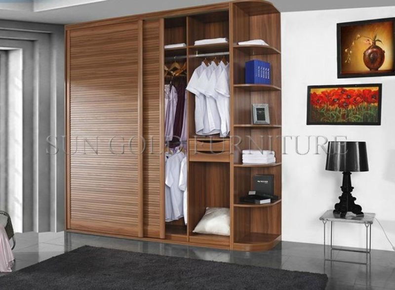 Modern High End Bedroom Wardrobe with Mirror (SZ-SW005)