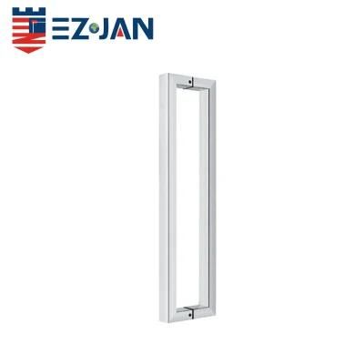 Stainless Steel Glass Door Handle Square Tube Handles