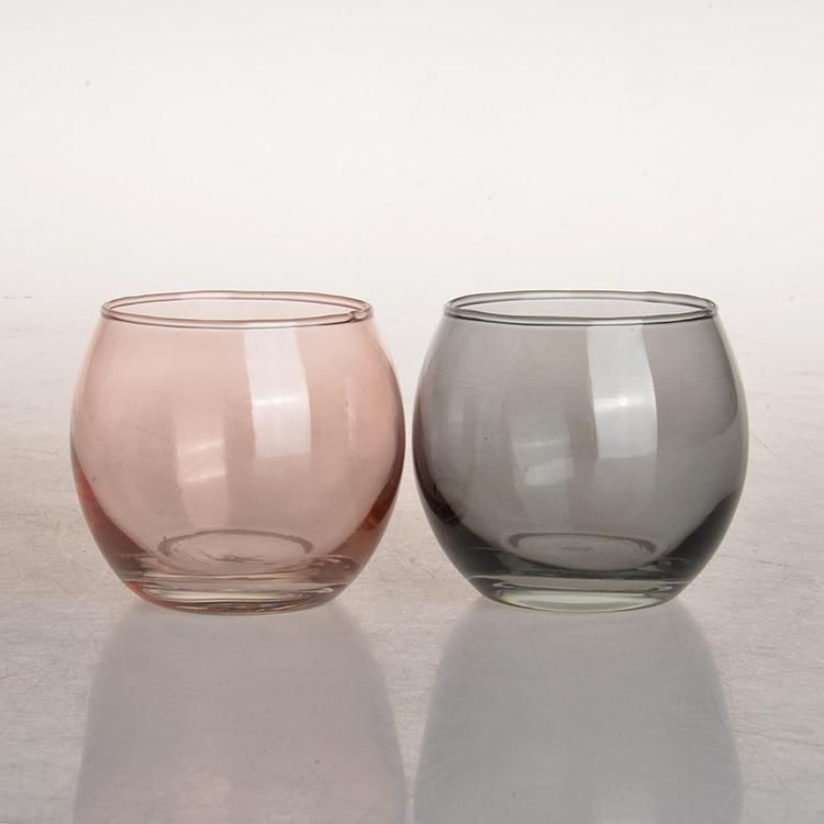 Wholesale Blown Decorative Clear Transparent Glass Ball Votive Tealight Candle Holder for Home Party Wedding
