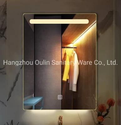 Bathroom Customized Glass LED Mirrors with Ce/UL
