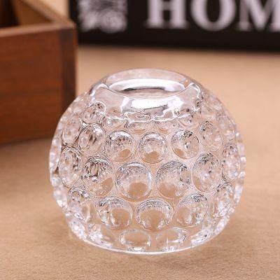 Candle Holder Spherical Modern Luxury Decorative Crystal Wedding Candlestick Stand Glass Candlestick Holder for Home Decor