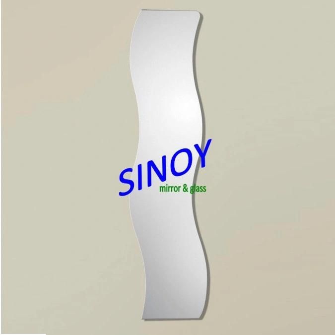 China Decorative / Bathroom Long Wave Mirror, S Shaped Mirror / S-Shaped Mirror / Wavy Mirror for Home Decors, Bathroom Decoration, etc.