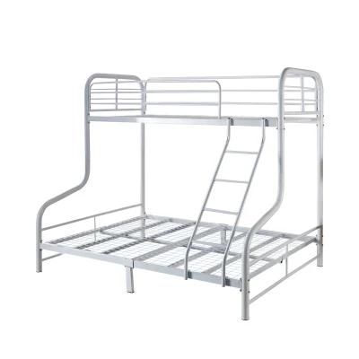 Steel Metal Bunk Concise Double Decker Iron 2 Floor Home Furniture High Grade Layer Queen Frame Bed