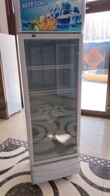 Single /Double Glass Floding Door Display Refrigerator Showcase for Supermarket