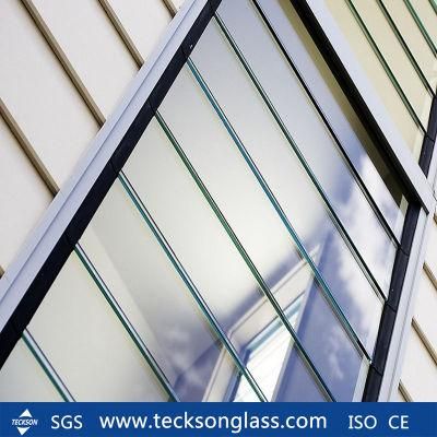 4-6mm Clear Figured Louvered Blinds Shutters Glass for Windows