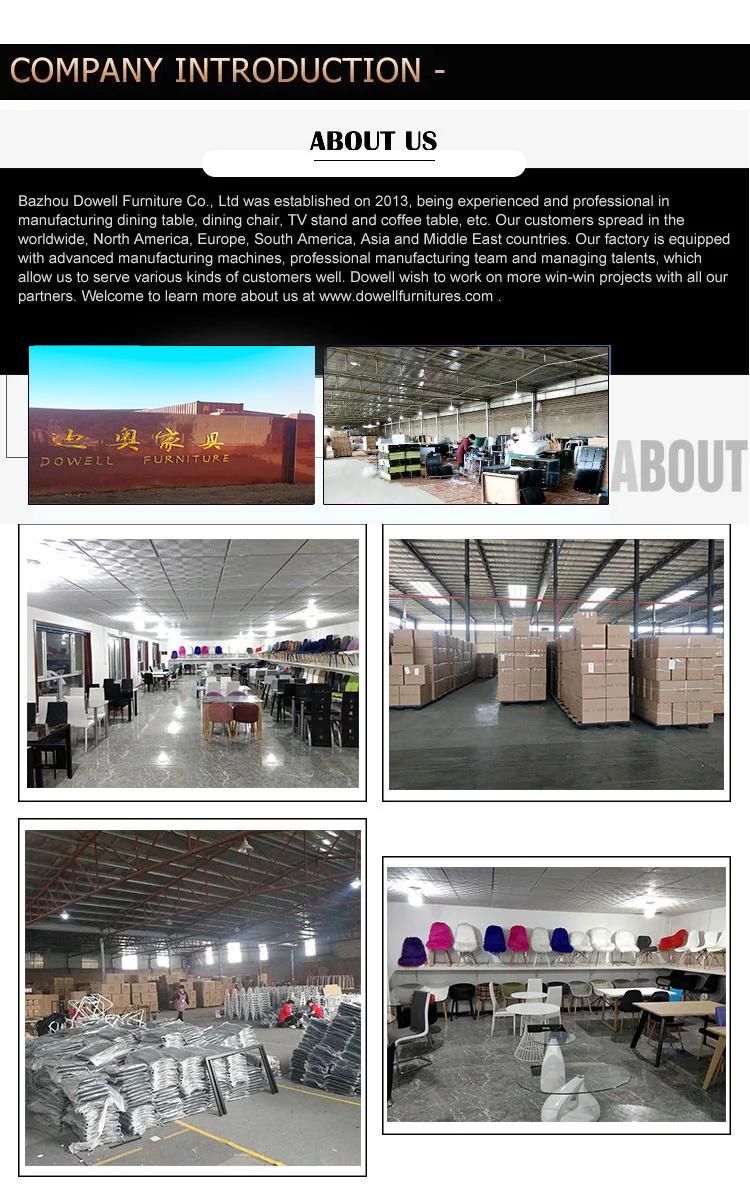Factory Modern Restaurant Customized Fashion Modern Home Furniture Disassembly Dining Room Sets One Table 4 Seater