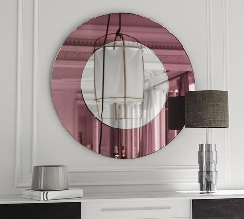 Beveled Edge Oval Mirror Home Decorative Mirror Glass