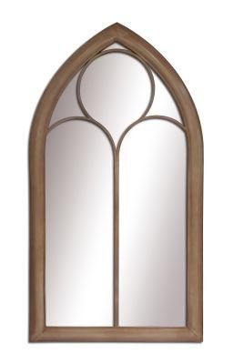 Hotel Decorative Gold Metal Frame Bathroom Rectangular Wall Custom Glass Mirror