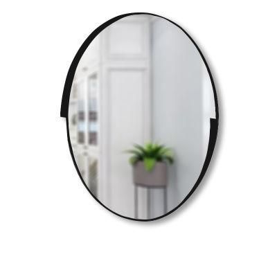 Furniture Matt Black Copper Free Glass Living Room Mirror