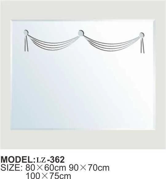 The Best Quality Single Coated Bathroom Mirror (LZ-362)