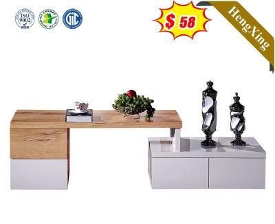 Wooden Top Drawer Storage Design Living Room Furniture Wood Coffee Table Set