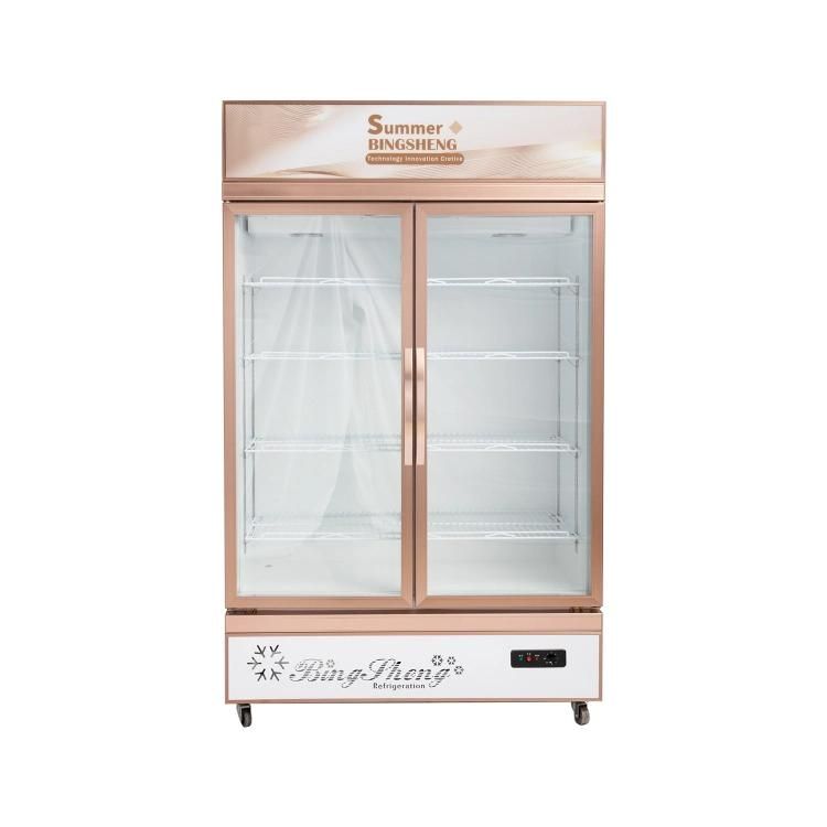 Upright Refrigerated Display Cooler Showcase Lsc-1200